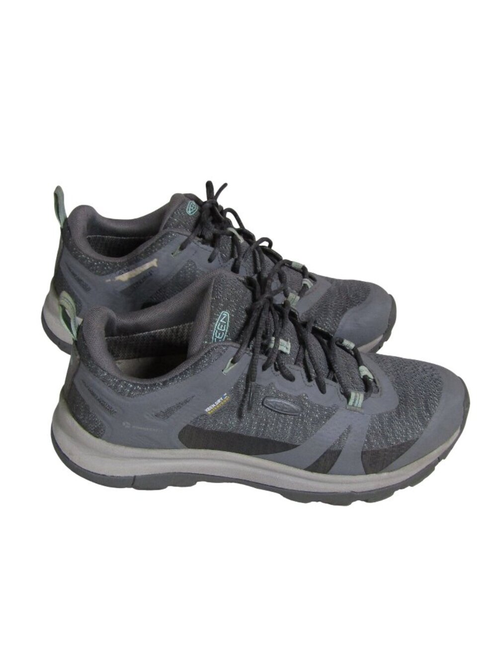 KEEN TERRA DORA II Women Waterproof Gray Low Top Hiking Shoes Sneakers 8.5 Wide